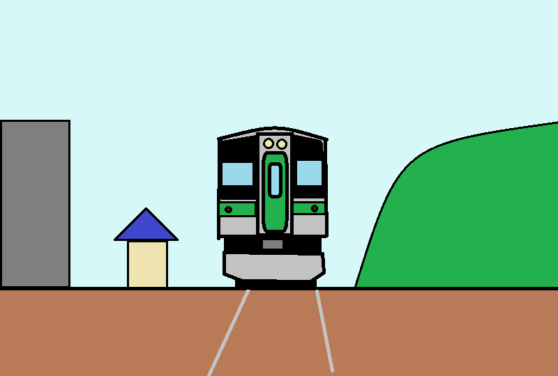 プリログ向け　JR電車背景