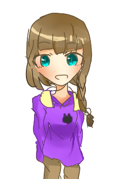 女の子の立ち絵！