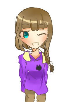 女の子の立ち絵！