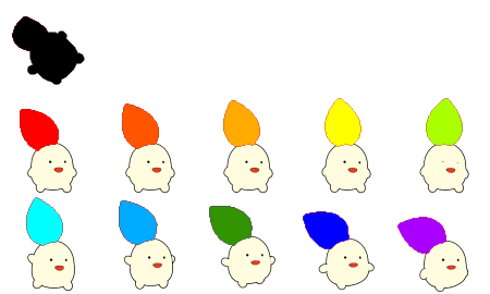 虹色のろいくん改