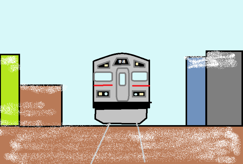 プリログ向け　JR電車背景