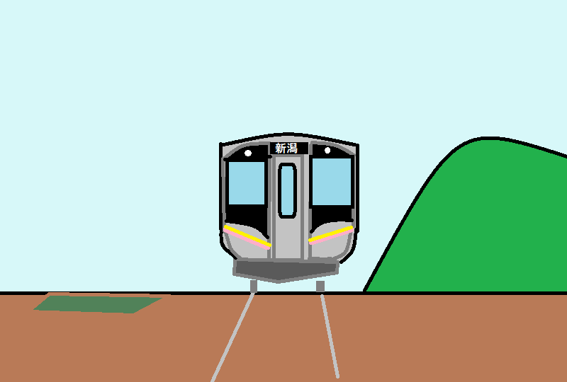 プリログ向け　JR電車背景