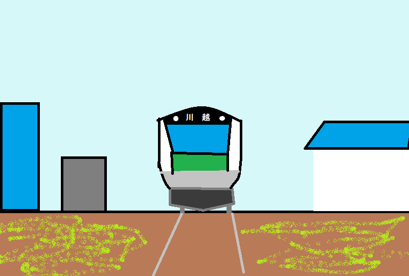 プリログ向け　JR電車背景