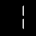 デジタル数字・白