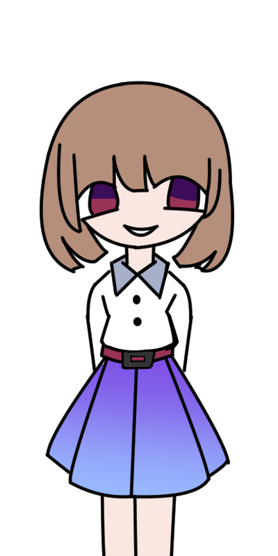 暗い瞳の女子