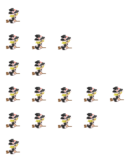 【GDA/GDW】バナナっぽい白黒の魔法使いのあいつ。