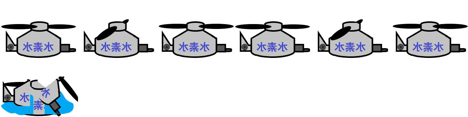 水素水ヘリ