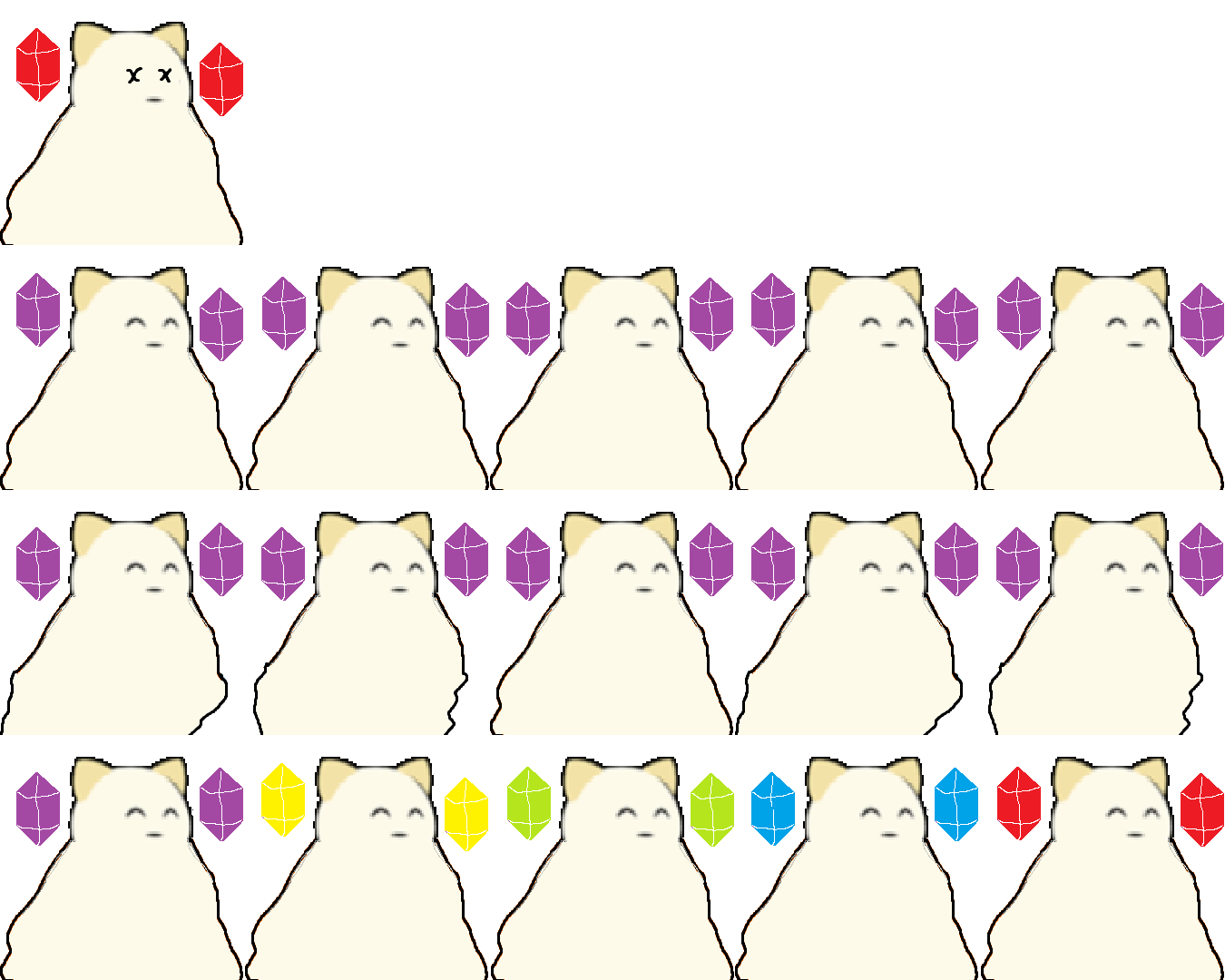 『みかんひよこの大冒険』敵素材集