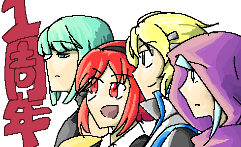 パンドラの箱一周年記念イラスト