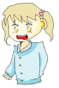 女の子　驚き
