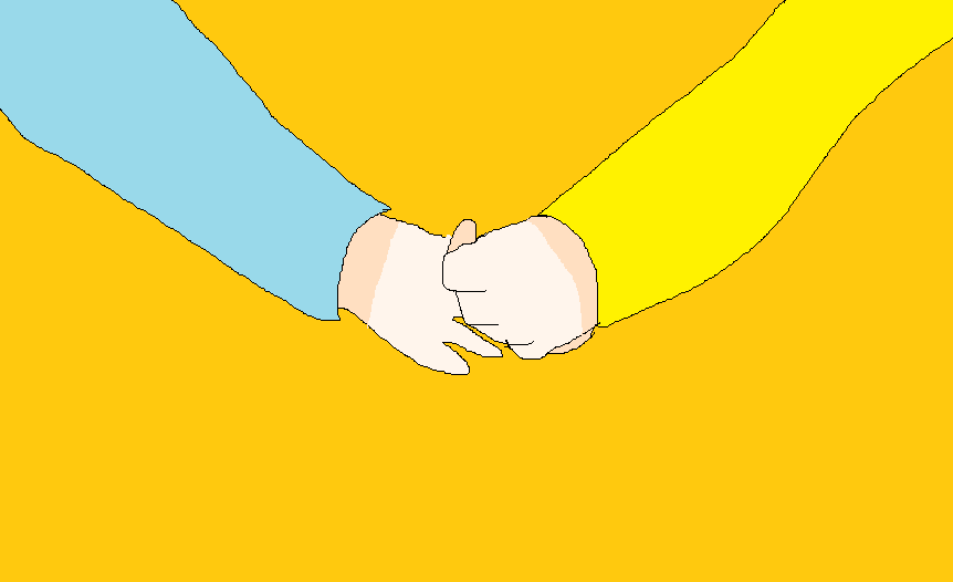 手をつなぐ