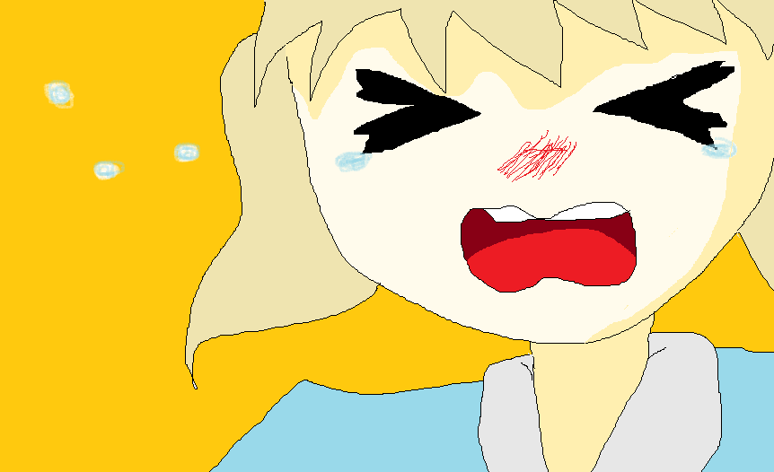 女の子　泣