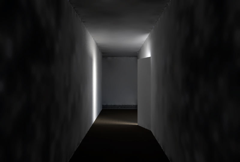 【Pli-log】【背景】廊下のドアから漏れる光