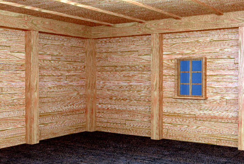 【Pli-log】【背景】木造の室内