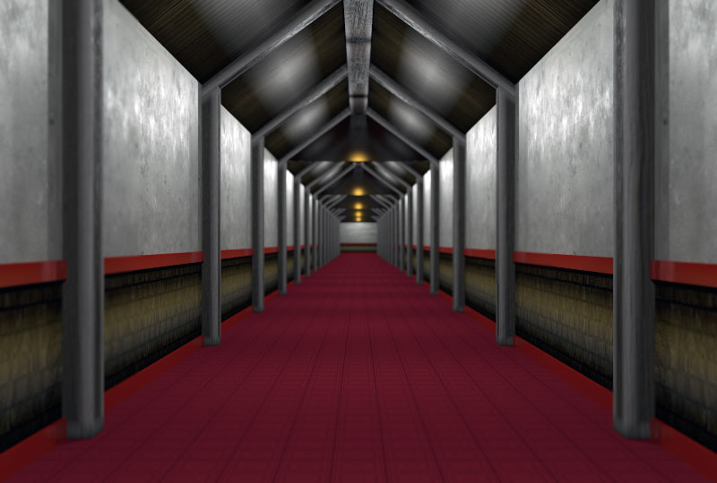 【Pli-log】【背景】赤と黒の長廊下