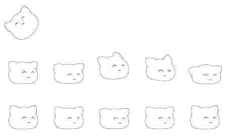 いろいろな猫