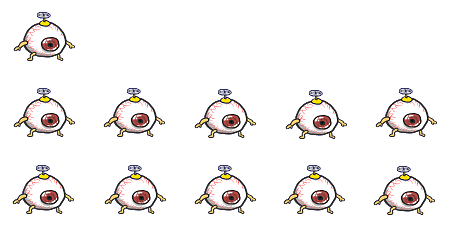 目玉(ハチ赤)