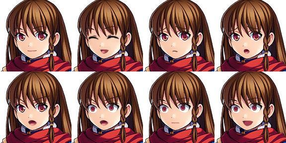 プリシアちゃんの表情差分