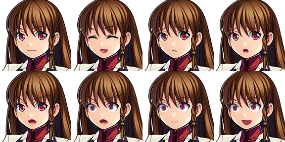 プリシアちゃんの表情差分（SF）