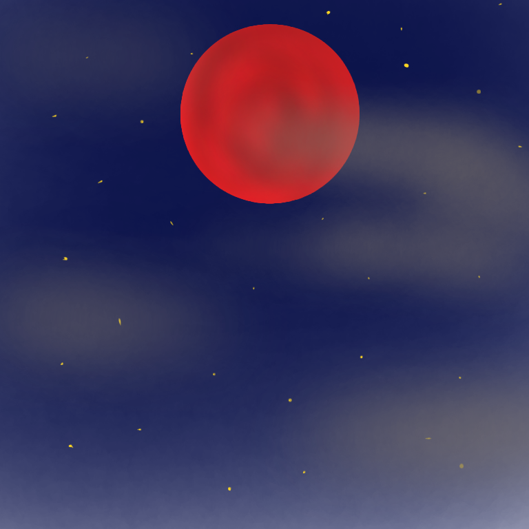 紅い月