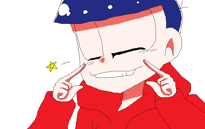 おそ松がニコッとしてくれるだけ
