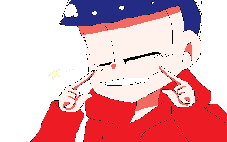 おそ松がニコッとしてくれるだけ