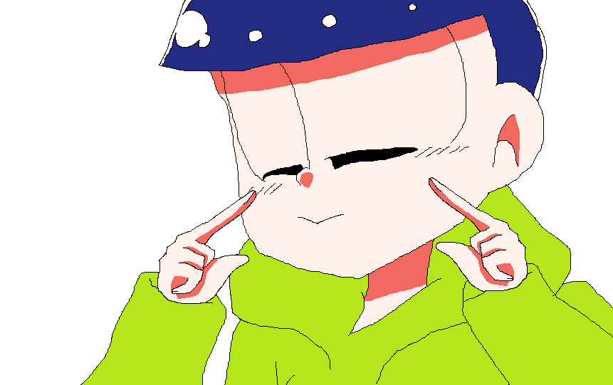 チョロ松がニコッとしてくれるだけ