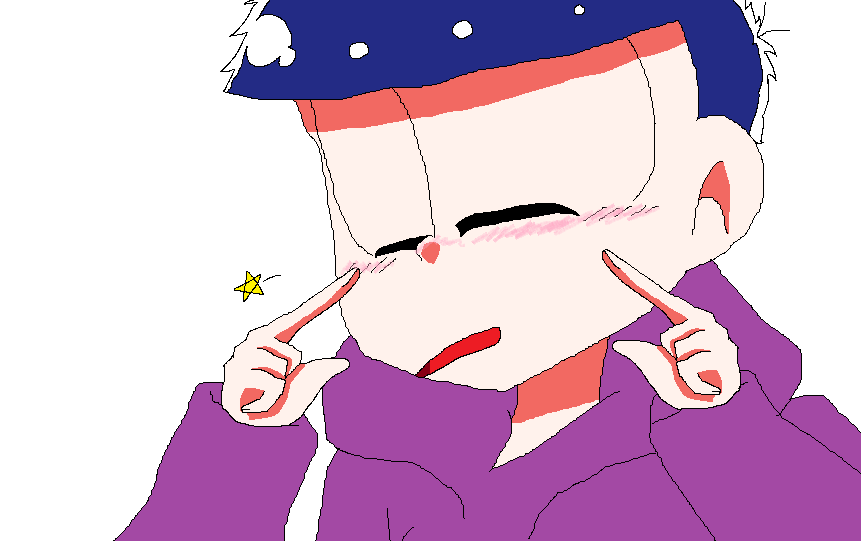 一松がニコッとしてくれるだけ
