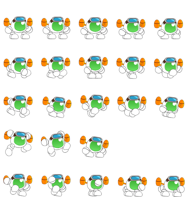 GDWキャラ素材（アプボッツ）