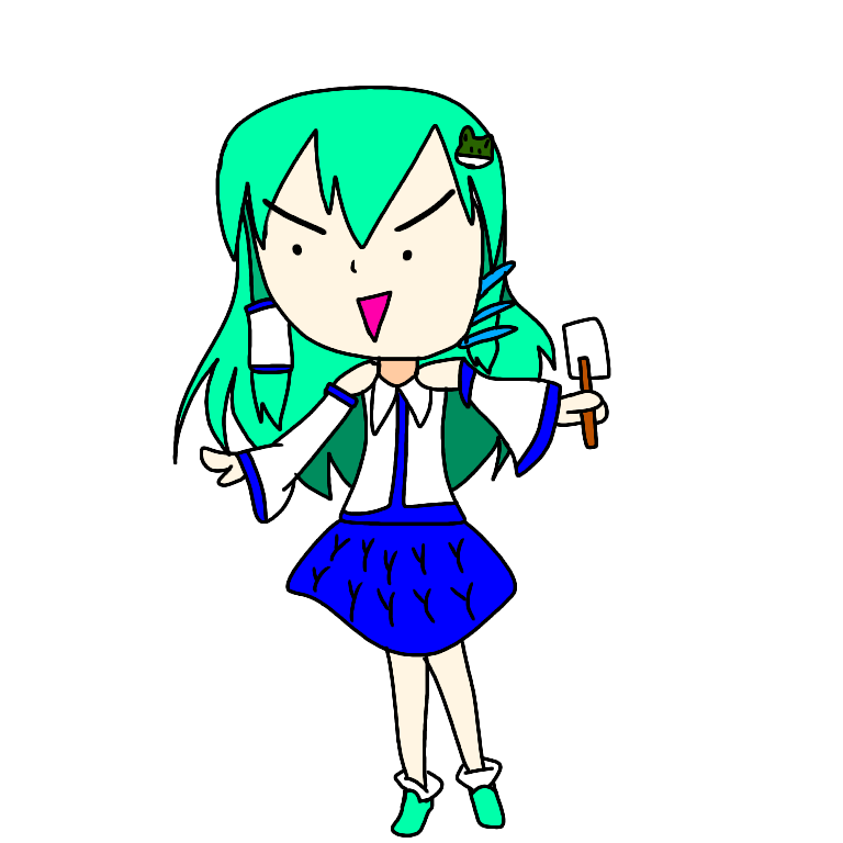 オリジナルコスチューム東風谷早苗集