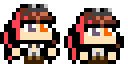ドット絵のGDW歩行グラフィック（「スペクターゴースト」用）