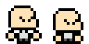 ドット絵のGDW歩行グラフィック（「スペクターゴースト」用）