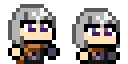 ドット絵のGDW歩行グラフィック（「スペクターゴースト」用）