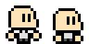 ドット絵のGDW歩行グラフィック（「スペクターゴースト」用）