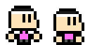 ドット絵のGDW歩行グラフィック（「スペクターゴースト」用）