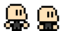 ドット絵のGDW歩行グラフィック（「スペクターゴースト」用）