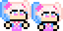 ドット絵のGDW歩行グラフィック（「スペクターゴースト」用）