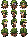 pli-logキャラクター「芸夢」＆「萌穂」歩行グラフィックforVXA