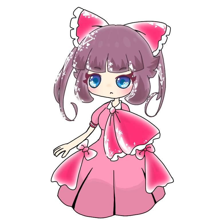 立ち絵 桃色の女の子『モモカ』